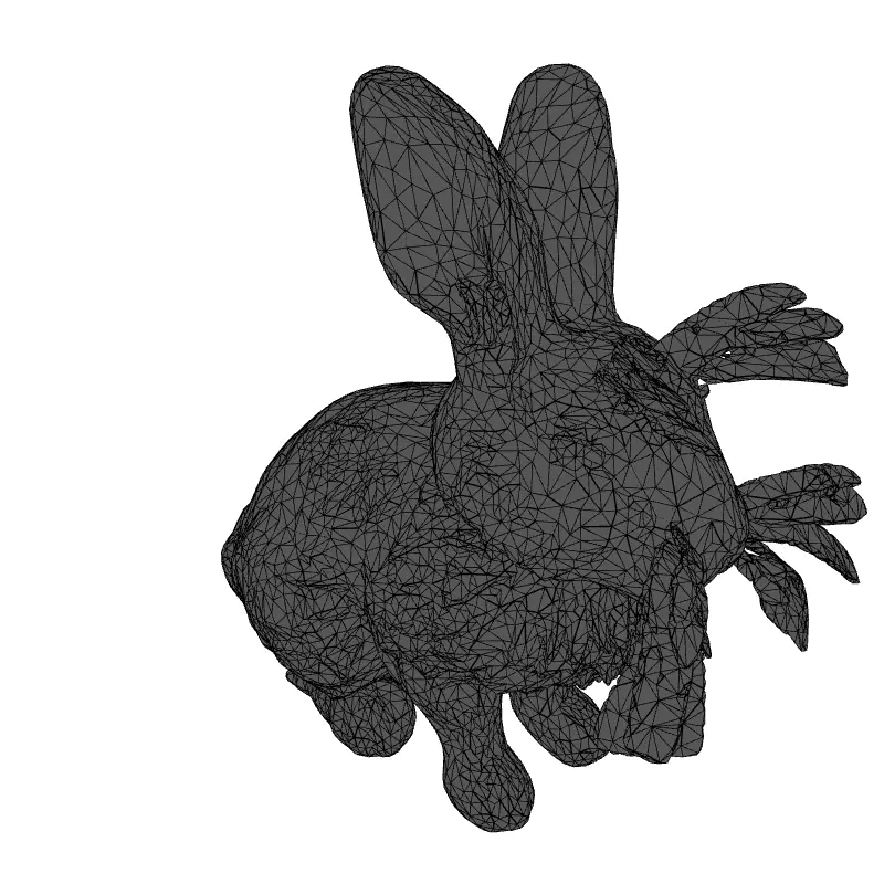 Stylized Realistic Rabbit 3D Model Low-poly 3D model_1