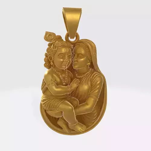 Mother Baby Pendant N2
