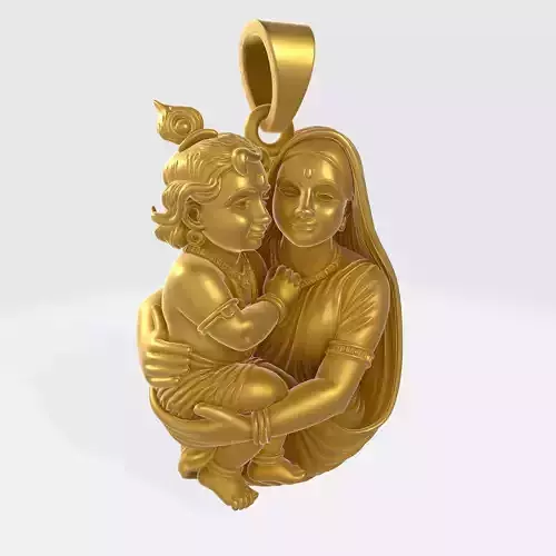 Mother Baby Pendant N1