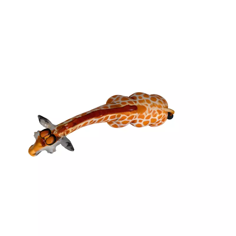 Stylized Cartoon Giraffe 3D Model Low-poly 3D model_8