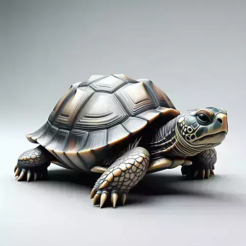 Realistic 3D Tortoise Model Low-poly 3D model Realistic 3D Tortoise Model Low-poly 3D model