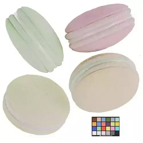 Cakes Low-poly 3D model