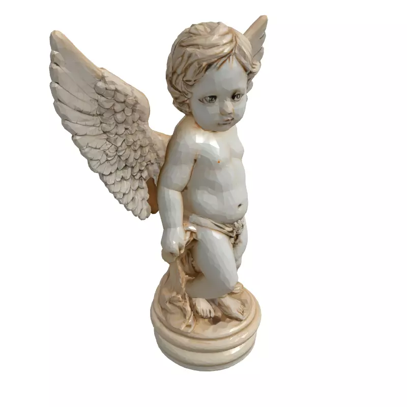 Cherubic Angel Statue 3D Model Low-poly 3D model_3