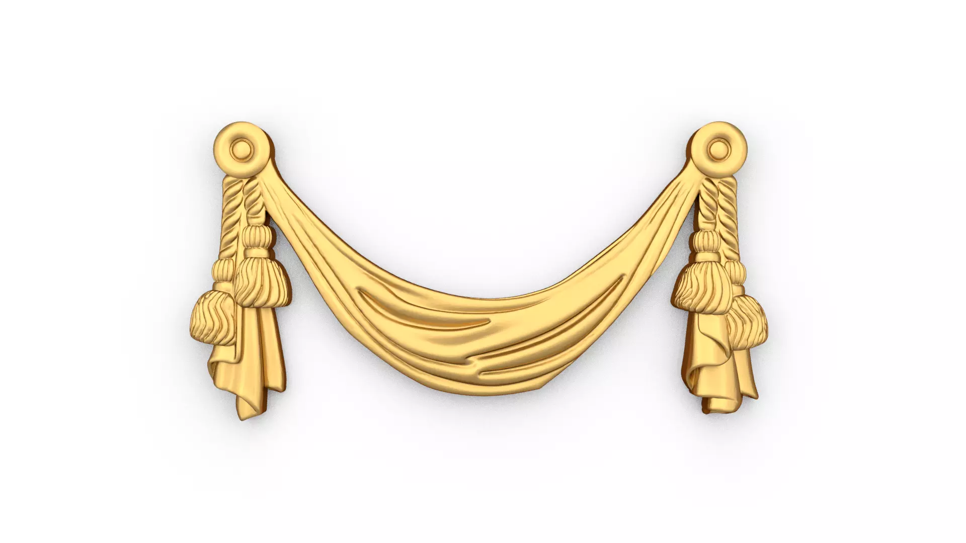 classic decorative swag onlay cnc 3d printing stl 11 3D print model