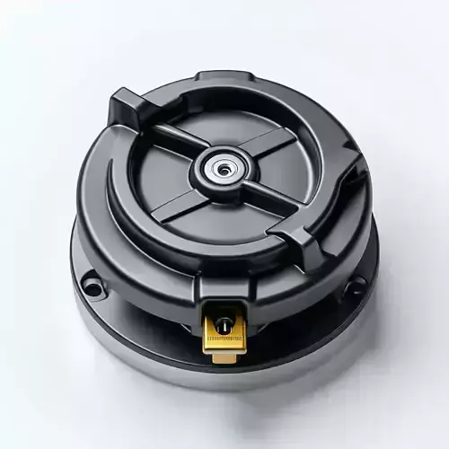 Secure Industrial Hatch with Lock Low-poly 3D model