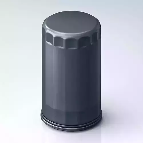 Realistic Oil Filter 3D Model