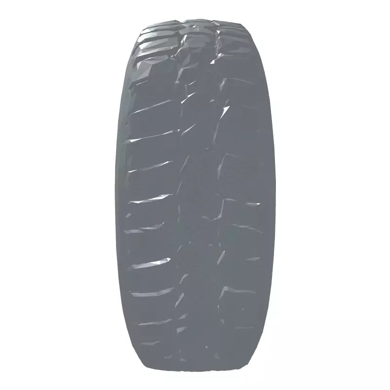 Realistic OffRoad Tire 3D Model Low-poly 3D model_7