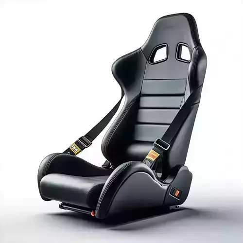 Realistic Racing Seat 3D Model Low-poly 3D model