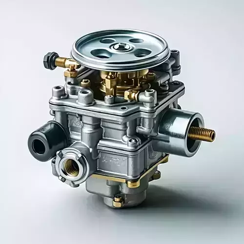 Realistic Carburetor 3D Model