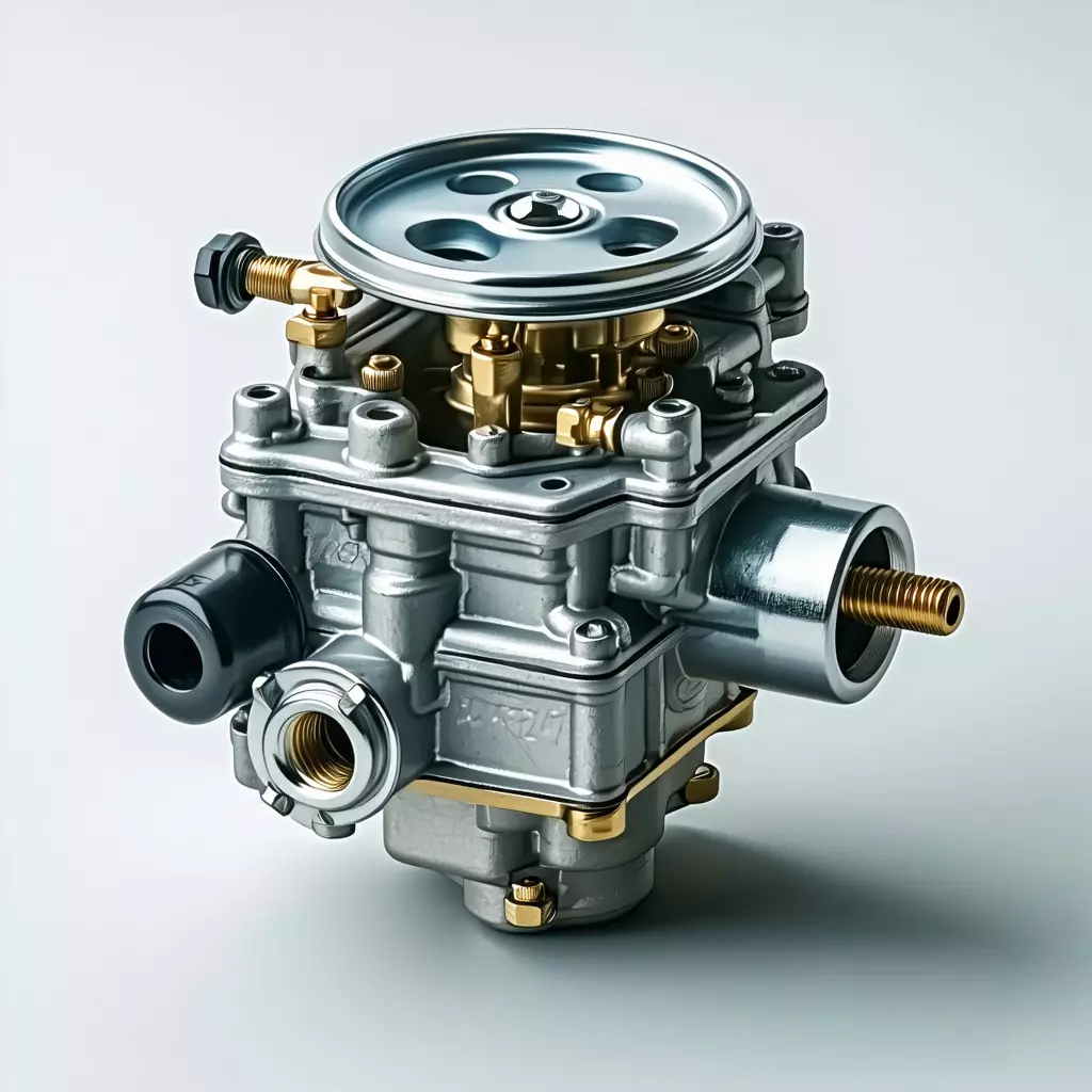 Realistic Carburetor 3D Model Low-poly 3D model_0