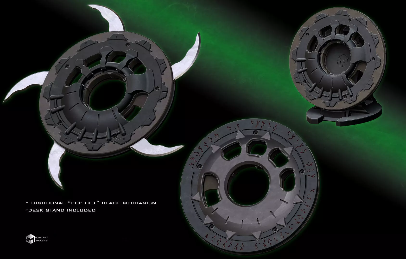 Functional Predator custom smart disk 02 3D print model