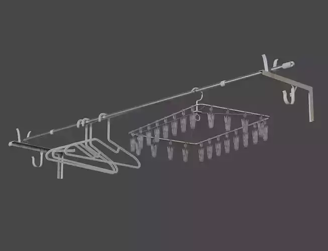 Low-Poly Laundry Supplies