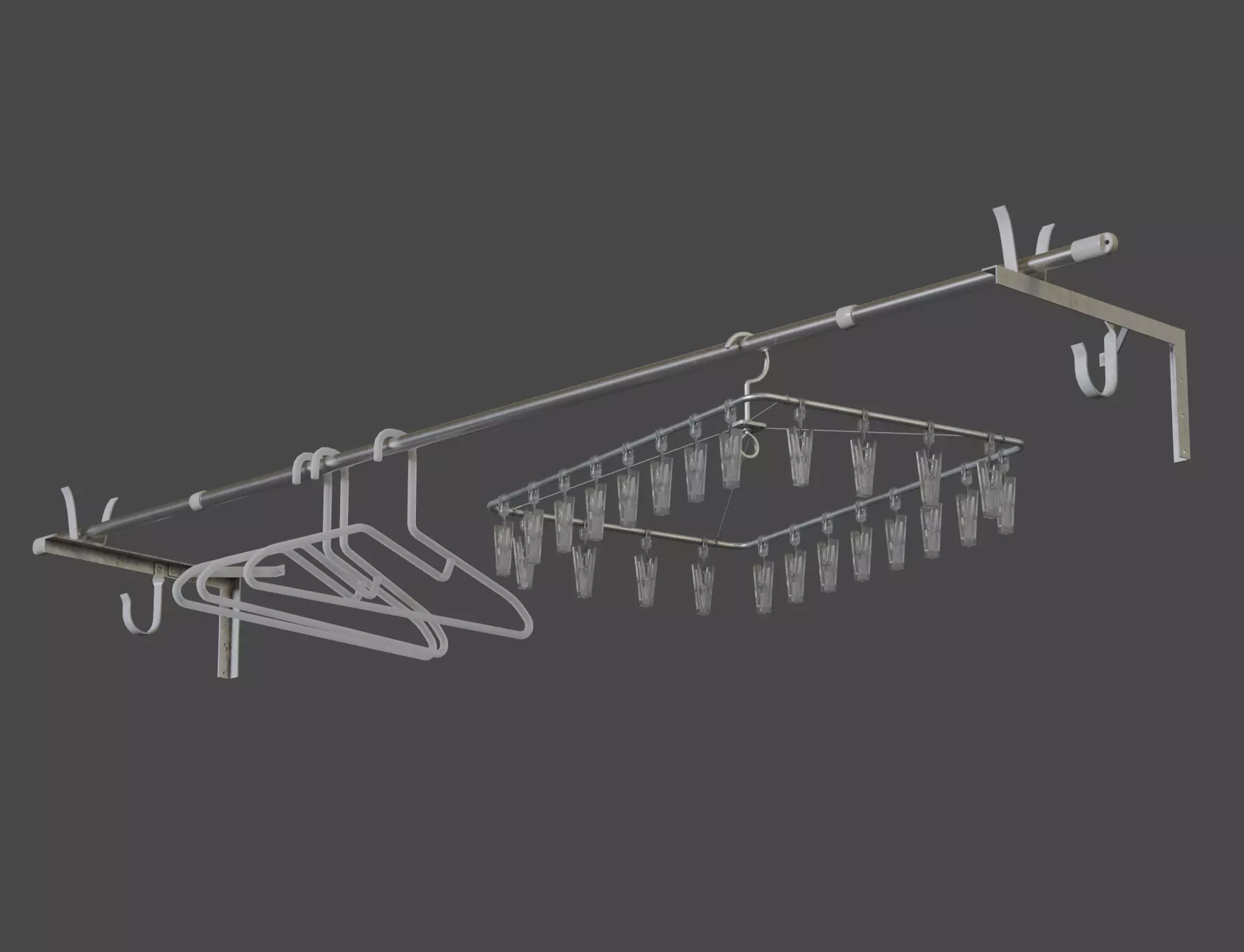 Low-Poly Laundry Supplies Low-poly 3D model