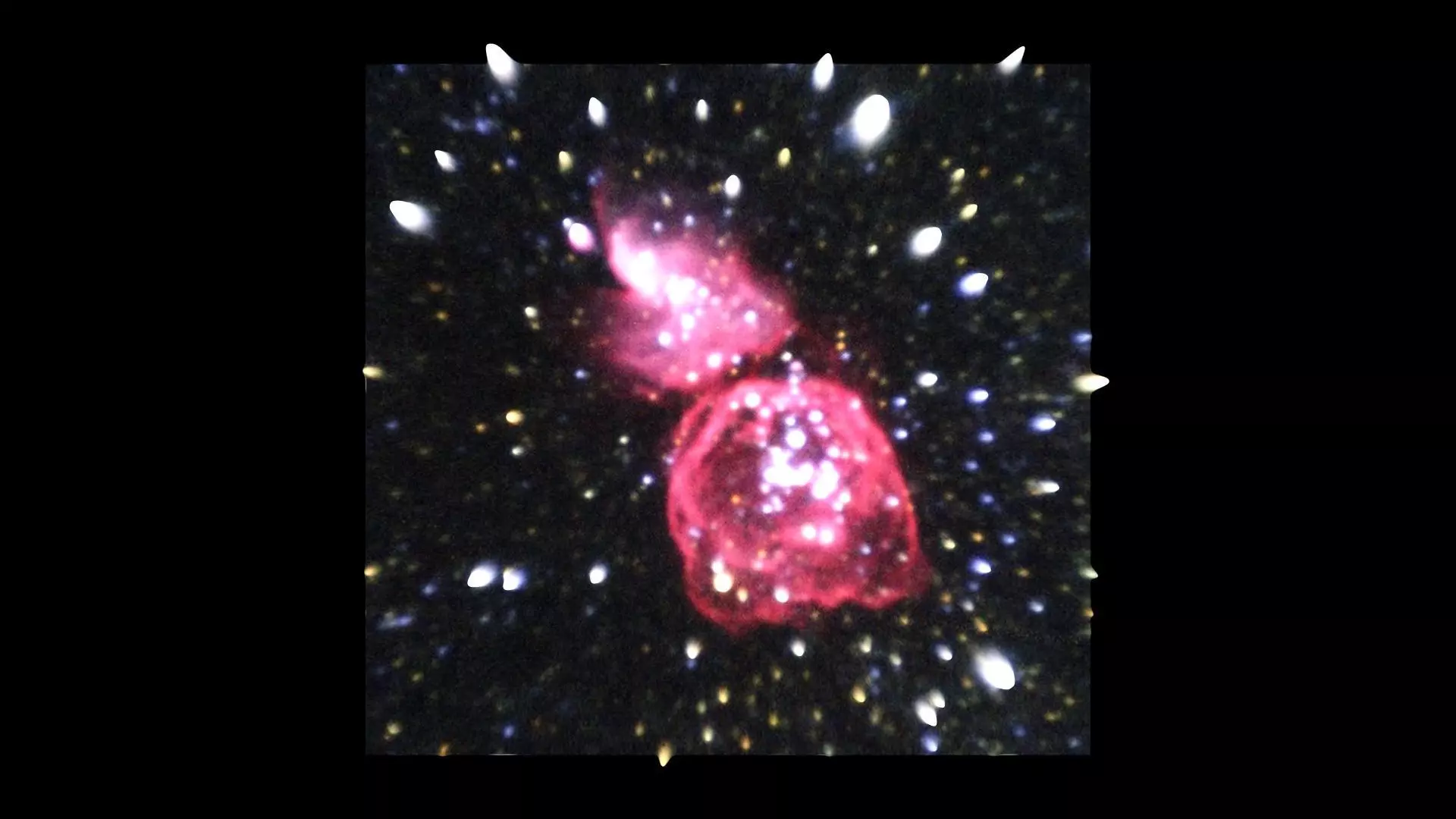 Bubble Nebula In Barnards Galaxy 3D model