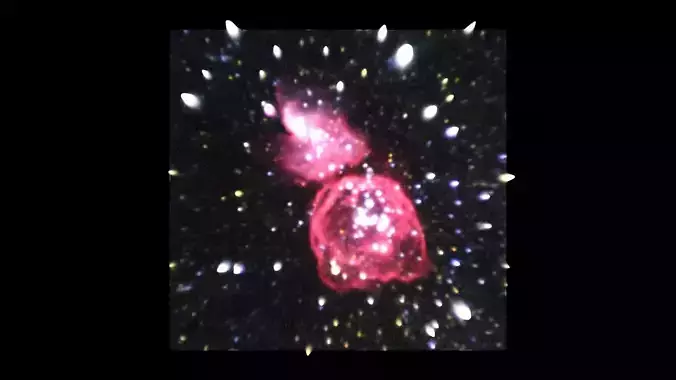 Bubble Nebula In Barnards Galaxy