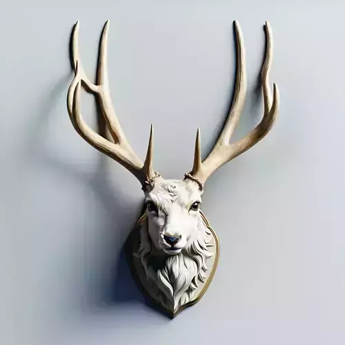 Stylish Deer Head Wall Mount