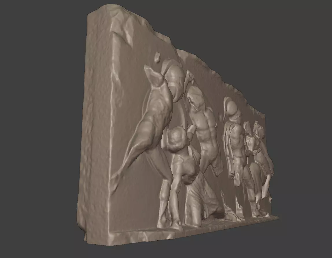 Battle Of The Greeks And The Amazons 3D Printable 3D print model_4