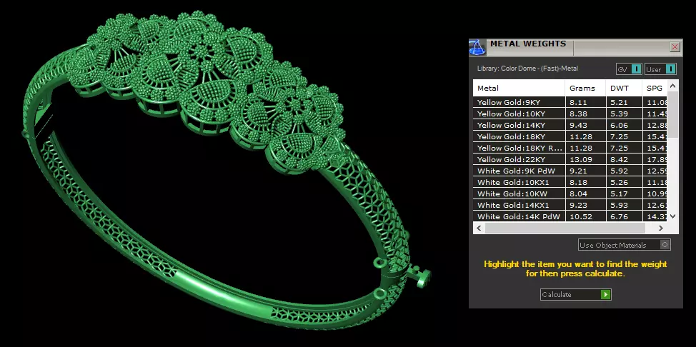 Bracelets 3D print model_3
