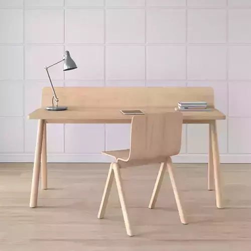 Work Desk Scandinavian Brown