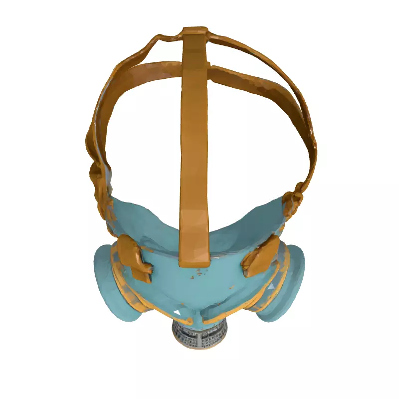 Vintage Gas Mask 3D Model Low-poly 3D model_8