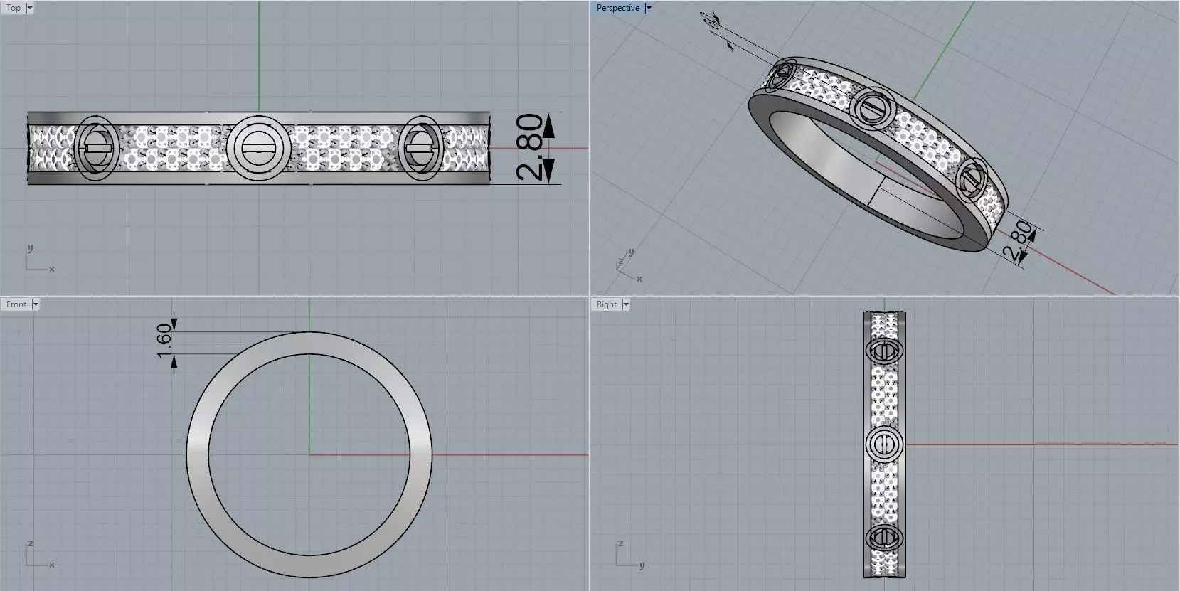 Love Small Model 10 Size  3D print model_3