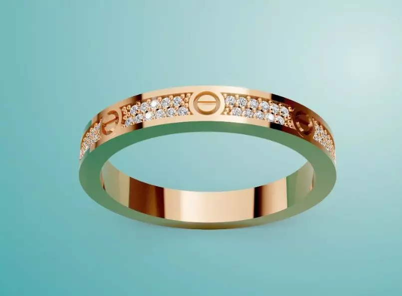 Love Small Model 10 Size  3D print model_1