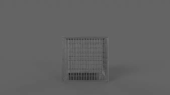 PBR Small Cage 1 Low-poly 3D model