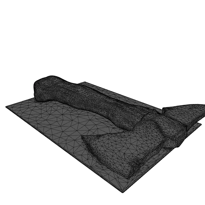 Realistic Rusted Hand Axe 3D Model Low-poly 3D model_9