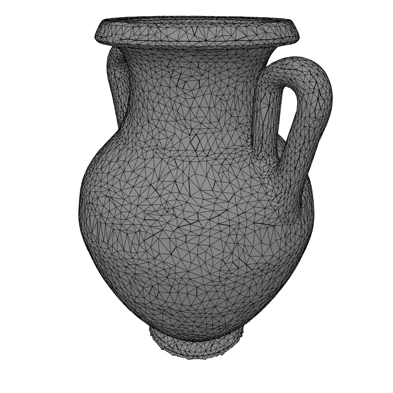 Ancient Greek Amphora 3D Model Low-poly 3D model_9