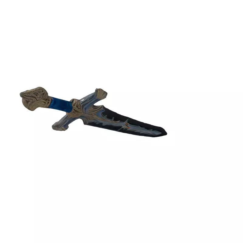 Fantasy Ornate Sword GameReady Asset Low-poly 3D model_5