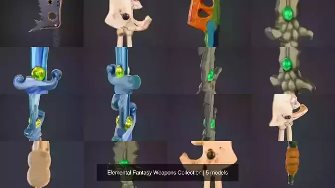 Elemental Fantasy Weapons Collection 