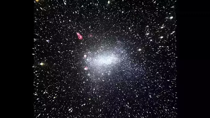 Barnards Galaxy 3D model