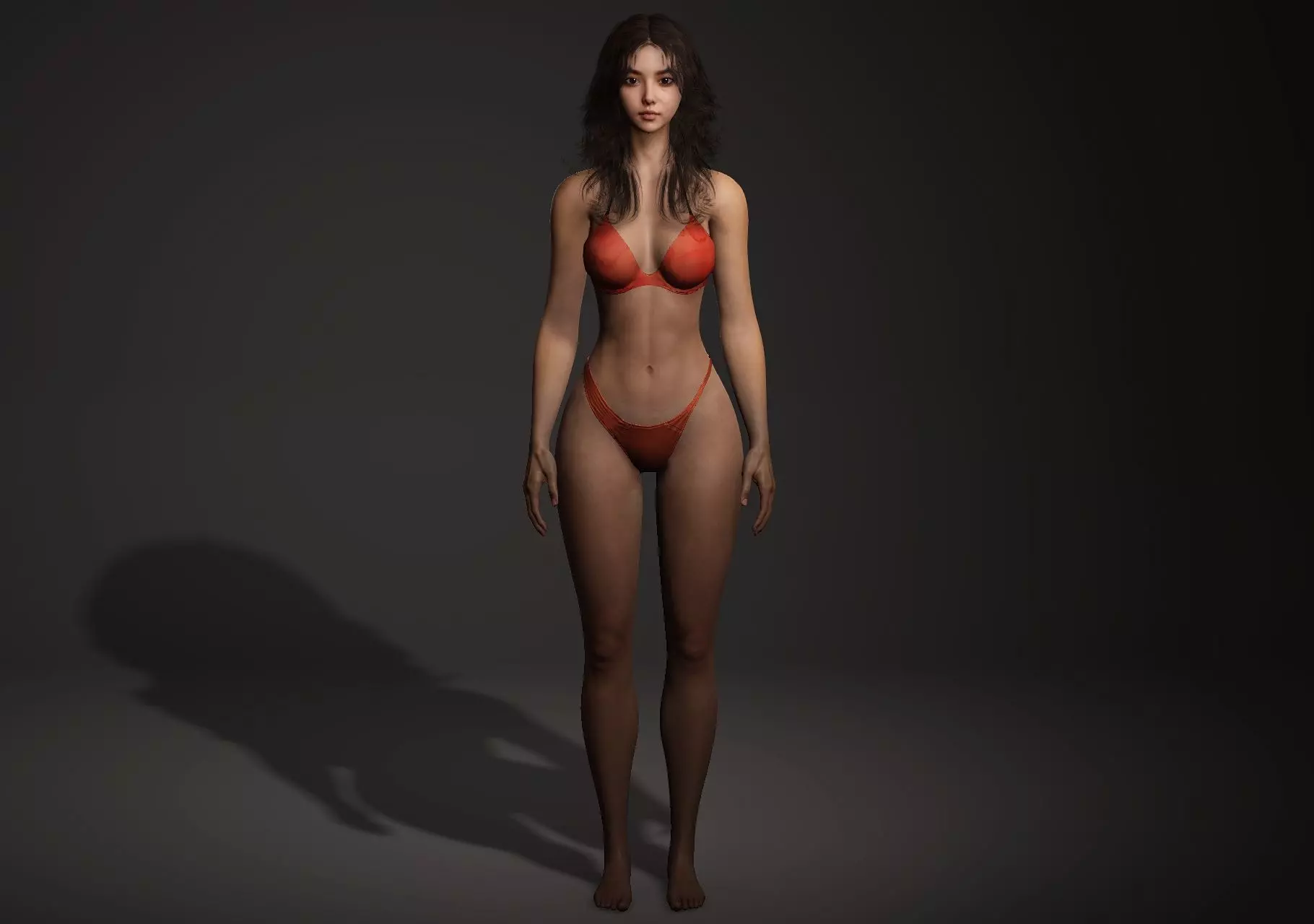 High-Realism 3D Female Character Model 3D model_3