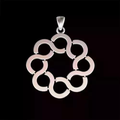 Geometric Pendant 3D Model