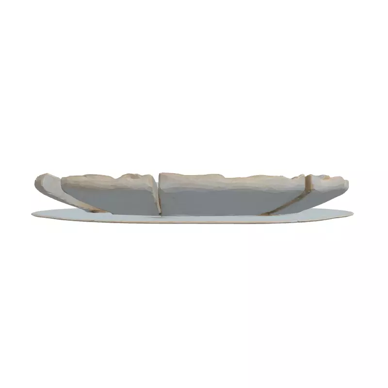Realistic Broken Plate 3D Model Low-poly 3D model_4