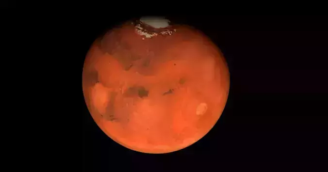 Mars model 3D realistic from space - 3D model