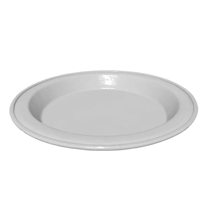 Realistic White Disposable Plate Model Low-poly 3D model_2