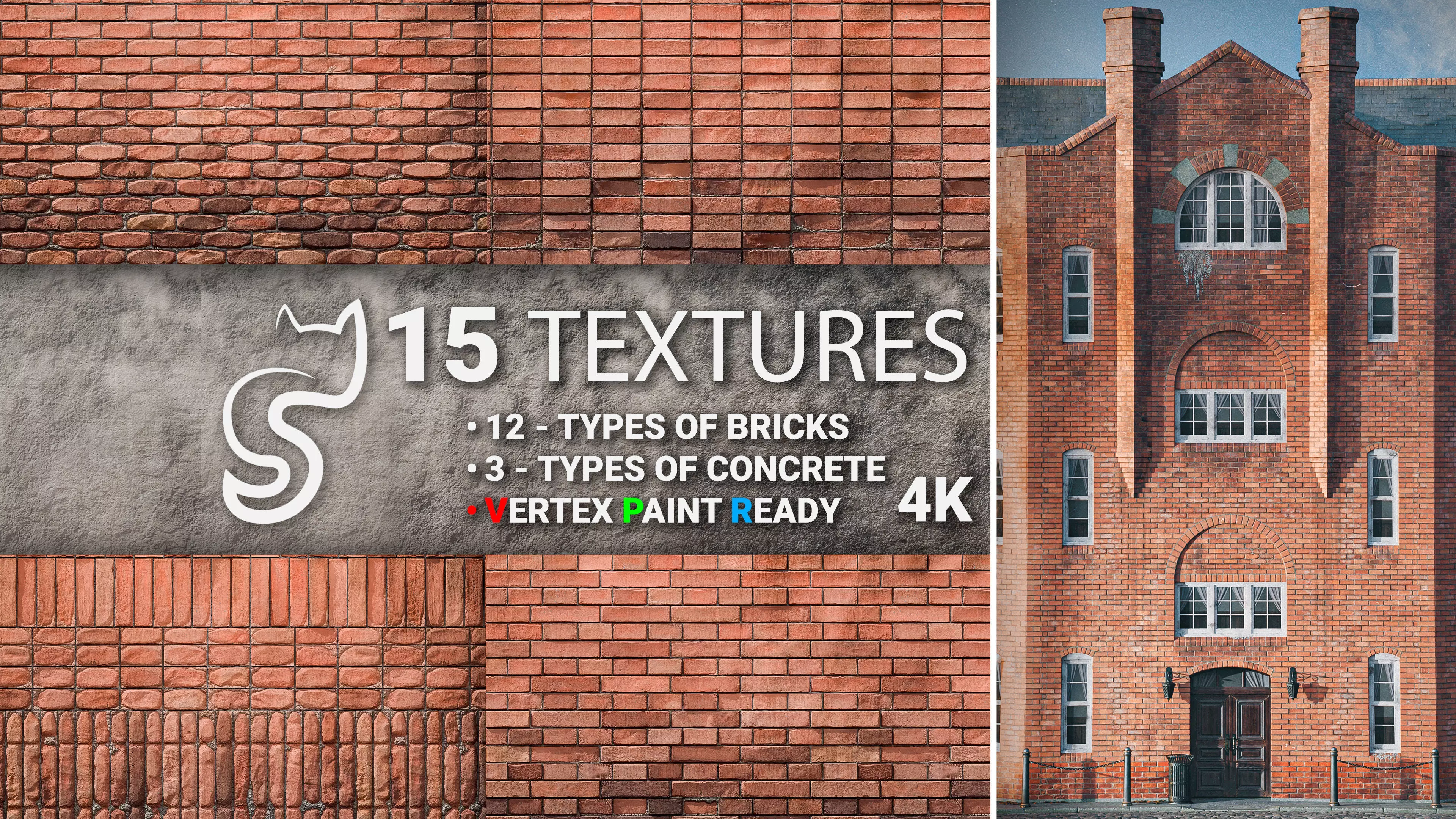 Bricks Walls - 4K Textures Game Ready pack Texture_0