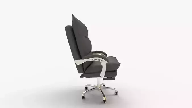 BOWTHY Office Chair with Foot Rest 3D model 2