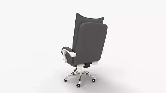 BOWTHY Office Chair with Foot Rest 3D model 5