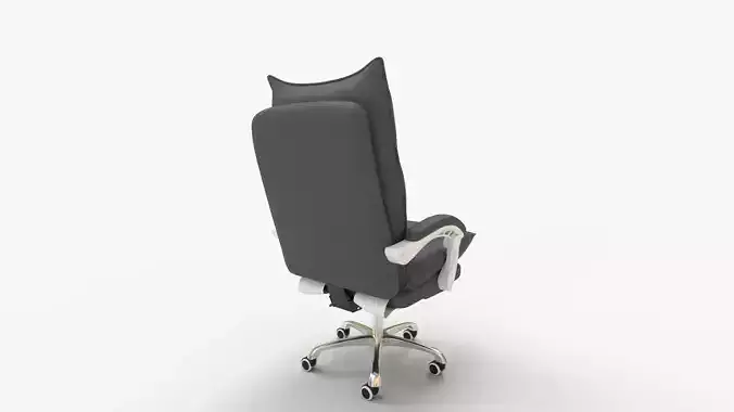 BOWTHY Office Chair with Foot Rest 3D model 3
