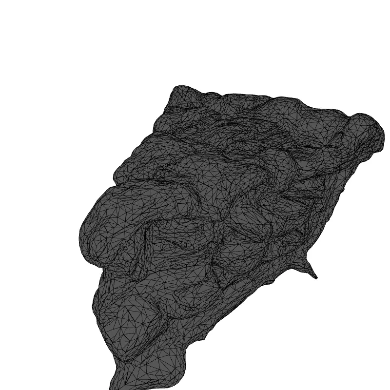 Realistic Apple Pie Slice 3D Model Low-poly 3D model_1