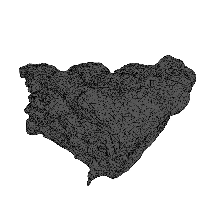 Realistic Apple Pie Slice 3D Model Low-poly 3D model_9