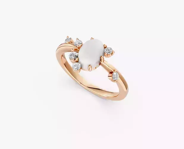 moonstone ring-zdr0161