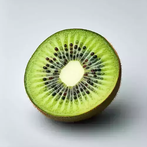 Realistic Kiwi Slice 3D Model Low-poly 3D model