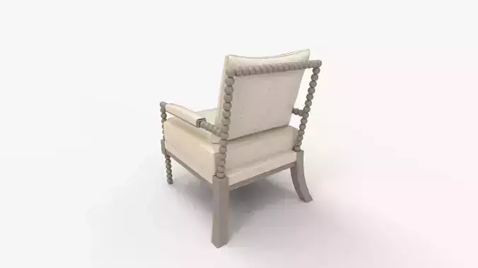 Chelle Armchair 3D model 5