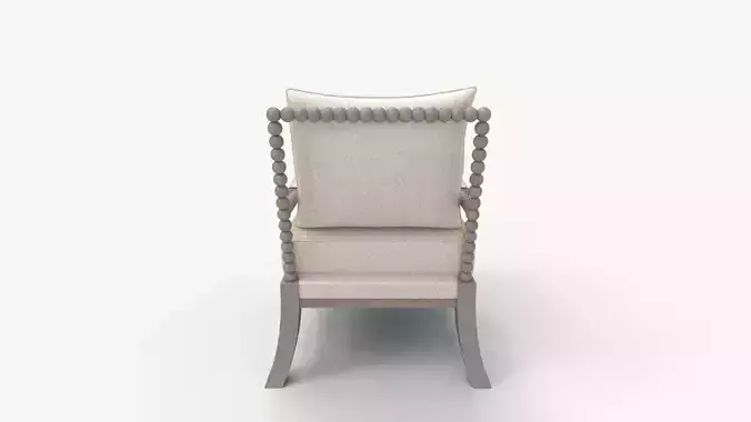Chelle Armchair 3D model 4