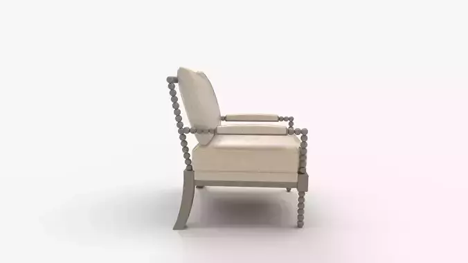 Chelle Armchair 3D model 2