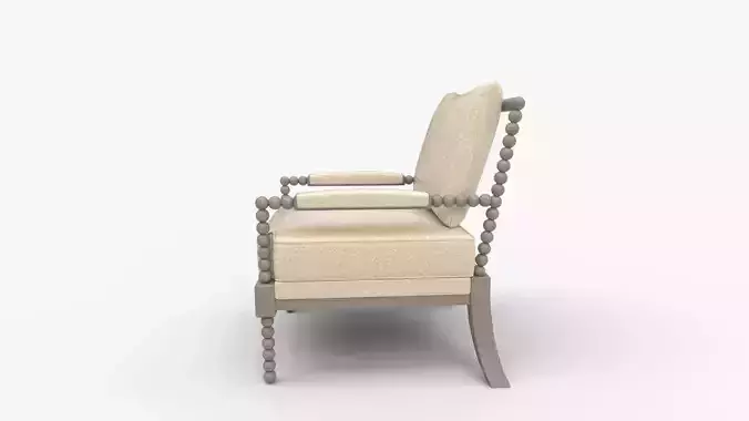 Chelle Armchair 3D model 6