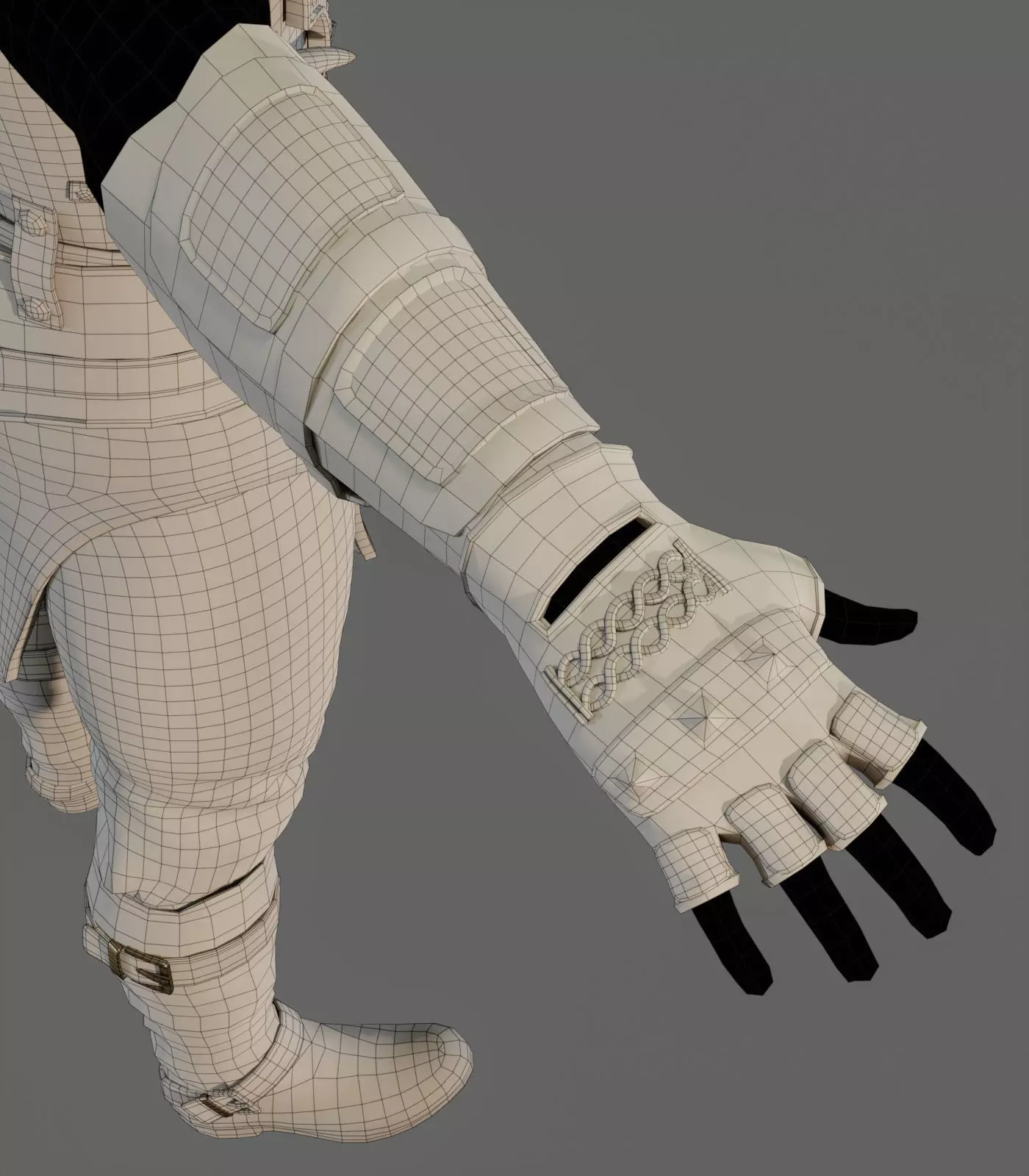 Armor Set Low-poly 3d Model Low-poly 3D model_13